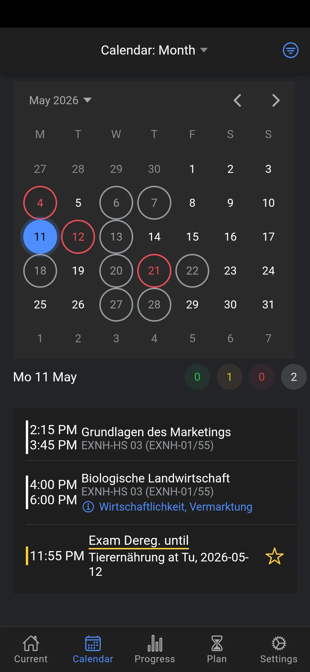 Calendar & Dates – Your Schedule at a Glance