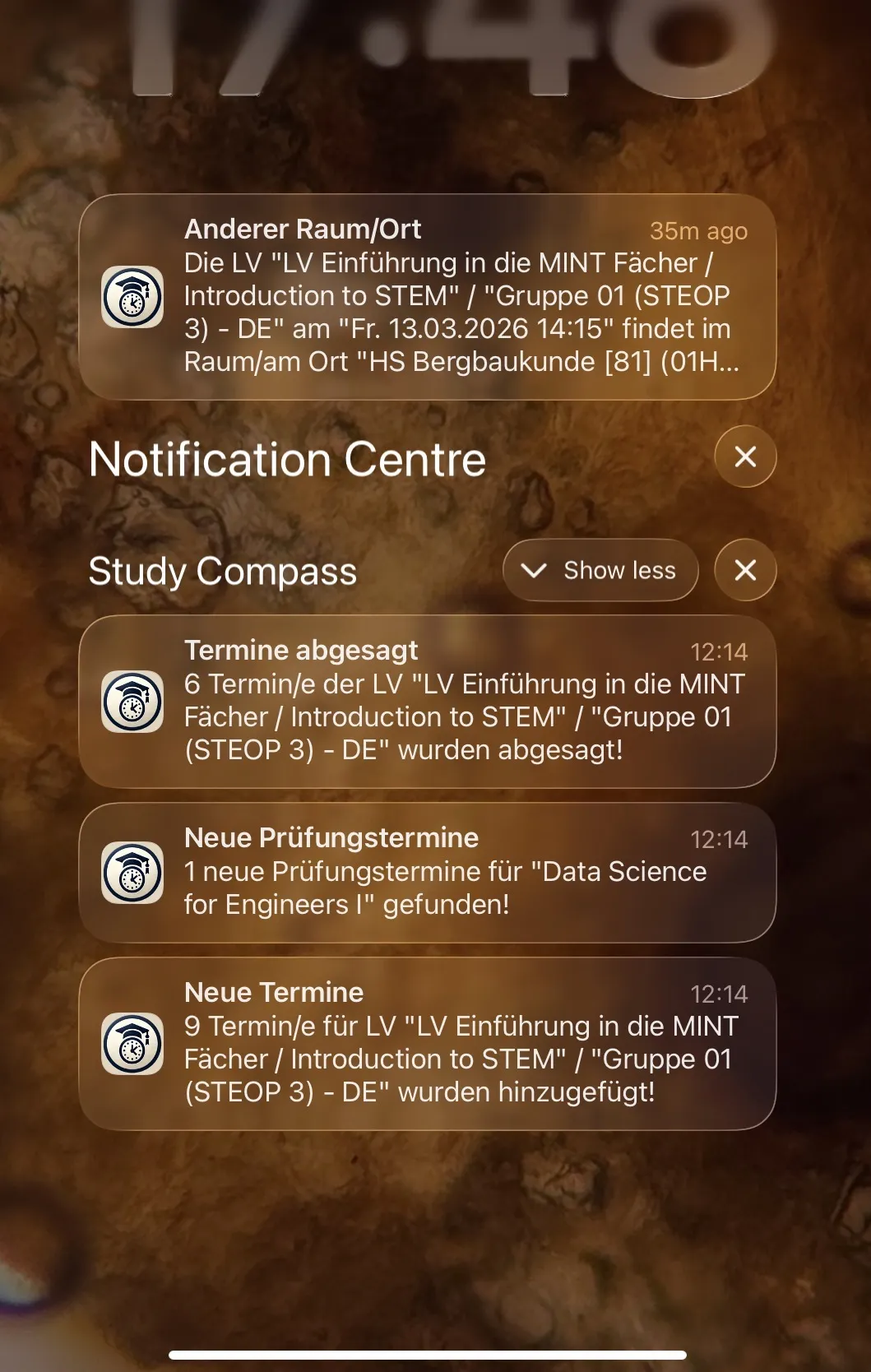Smart Notifications – Schedule Change Alerts
