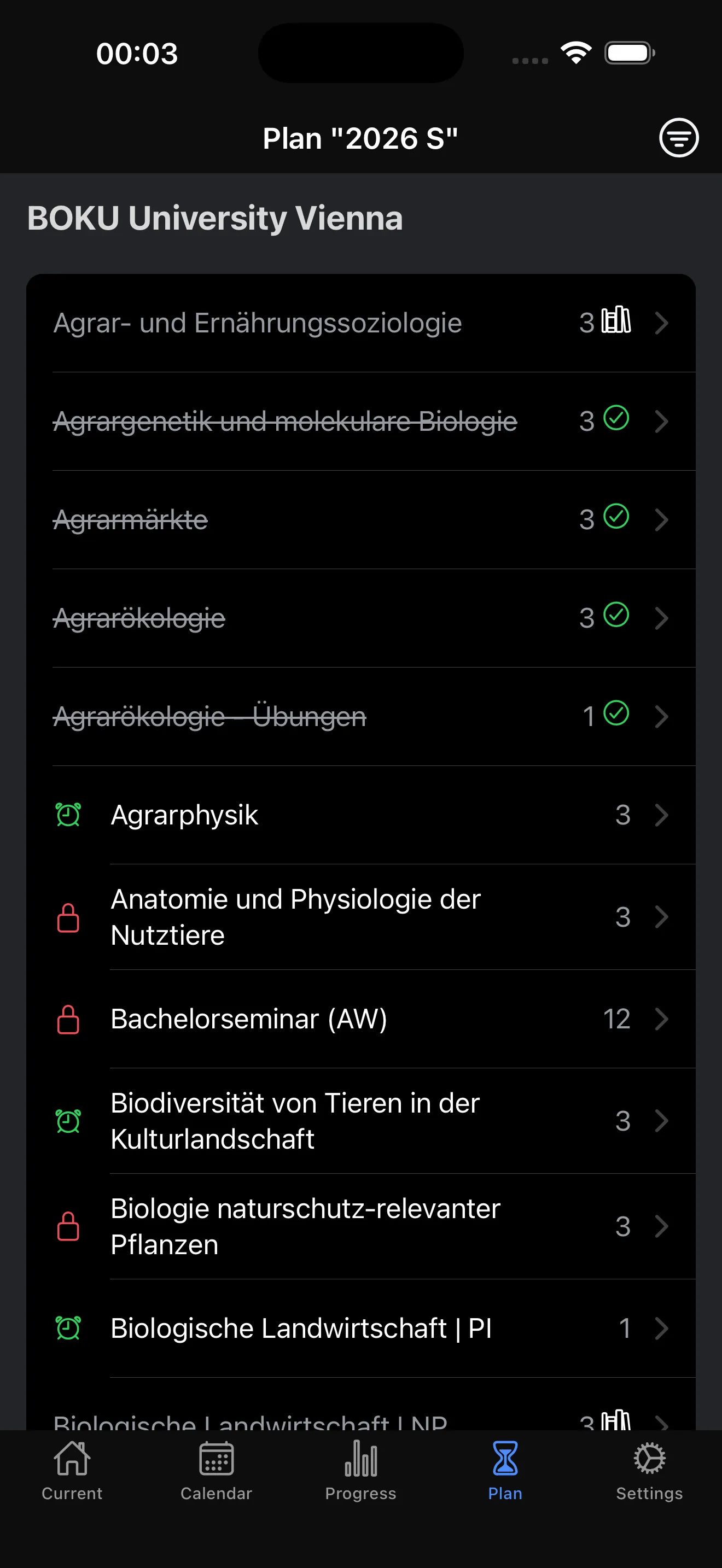 Courses & Planning – Search Results
