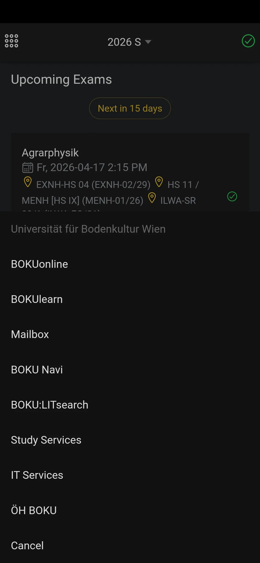 Start Page – University Quick Links